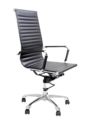 Lunar High back chair black