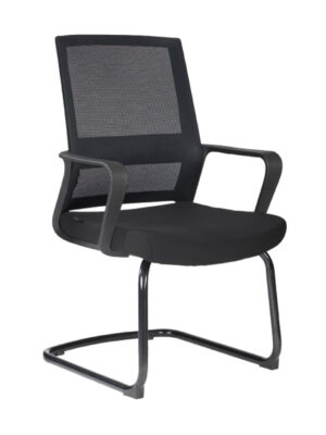 abner visitor chair black