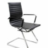 Lunar visitor chair black